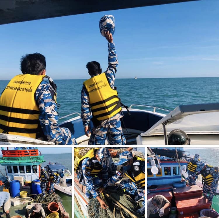 ตรวจเรือประมง IUU ทะเลสงขลา