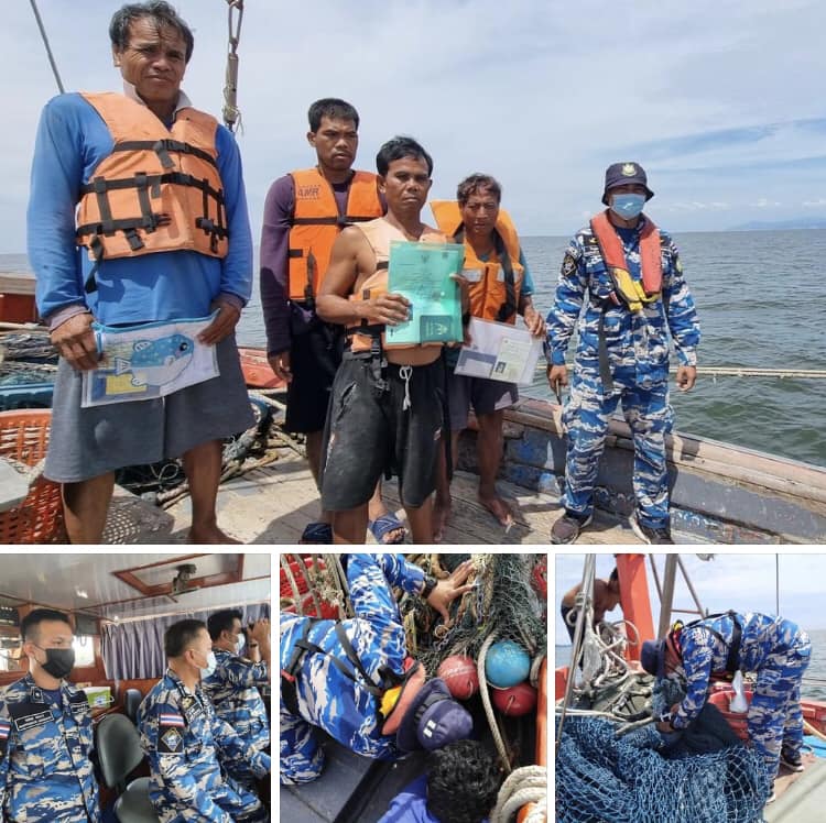 ตรวจเรือประมง IUU ทะเลชลบุรีต่อเนื่องเมืองปากน้ำ