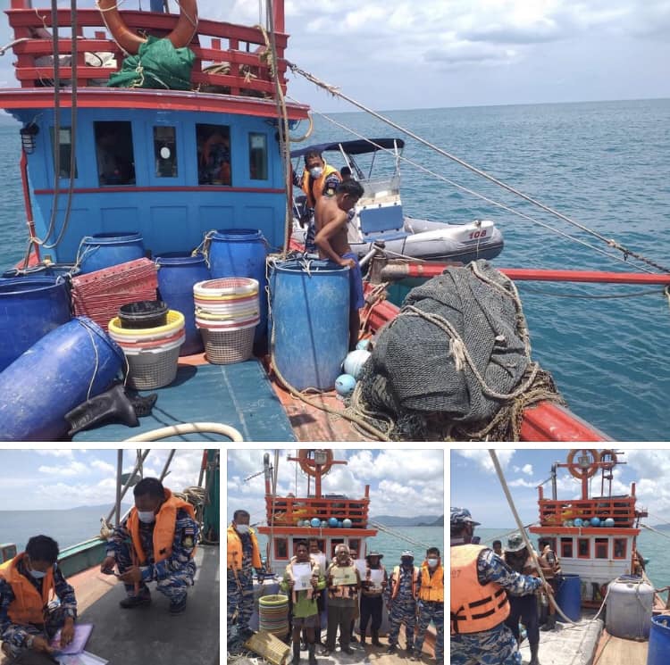 ตรวจเรือประมง IUU ทะเลนครศรีธรรมราช