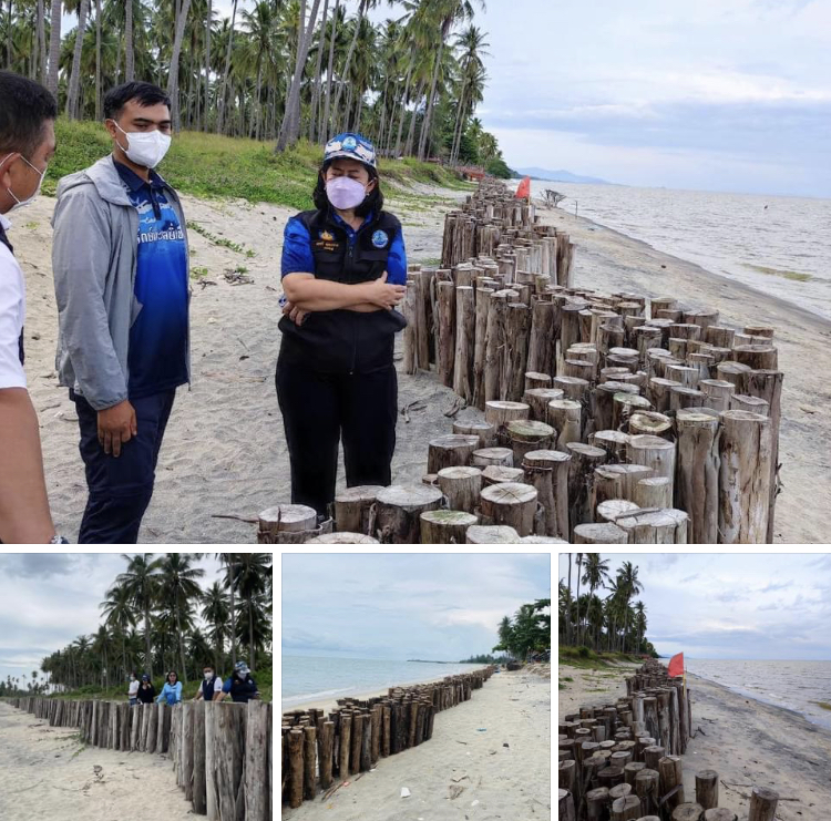 รองฯ ทช. ติดตามงานอนุรักษ์และฟื้นฟูชายฝั่งเมืองคอน