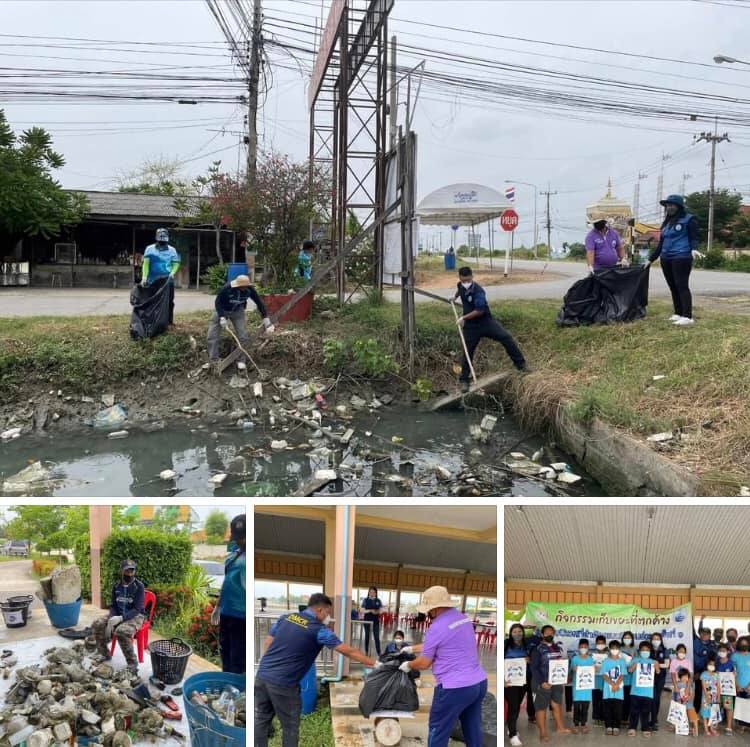 รวมพลังอาสาและชาวปากทะเล เก็บลดขยะก่อนออกทะเลเพชรบุรี