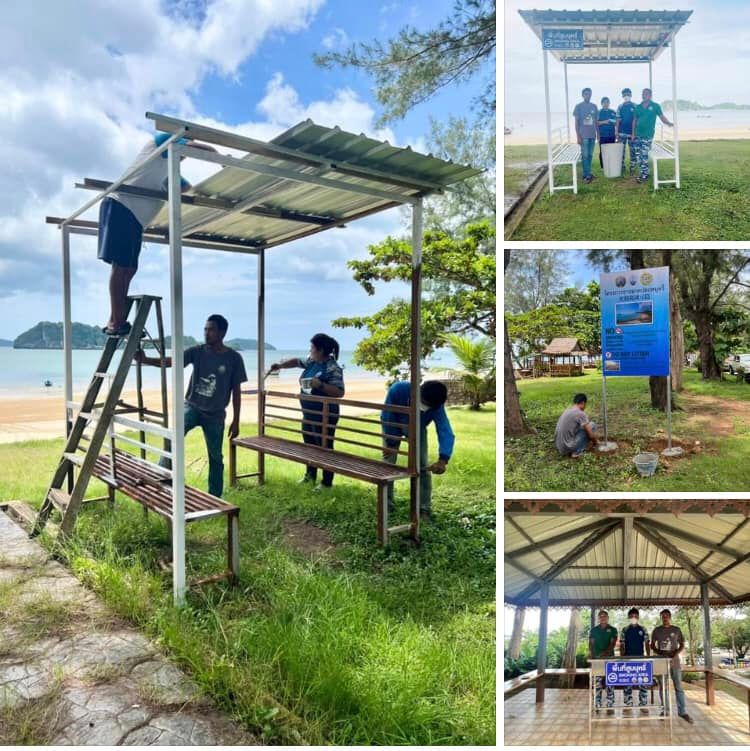 ปรับปรุงพื้นที่หาดทรายรี กำกับการจัดระเบียบชายหาดปลอดบุหรี่