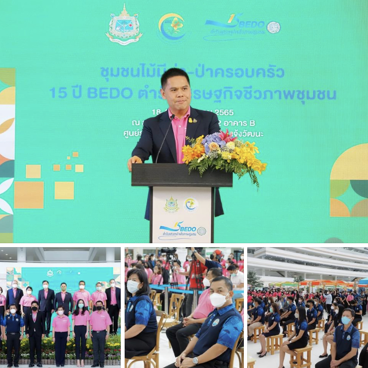 งานใหญ่ BEDO จัด ๑๕ ปี งานชุมชนไม้มีค่า-ป่าครอบครัว