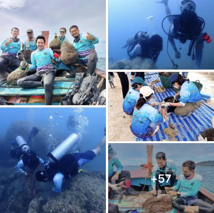 ประมวลภาพกิจกรรมดำน้ำเพื่อการอนุรักษ์และฟื้นฟูปะการัง ในโครงการ Go Green Active หาดป่าตอง จ.ภูเก็ต