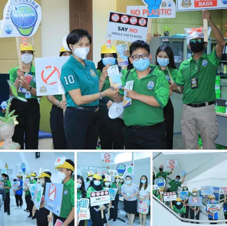 สำนักงานสะอาด ลดพลาสติก/โฟม บรรยากาศดีเจ้าหน้าที่ก็มีความสุข