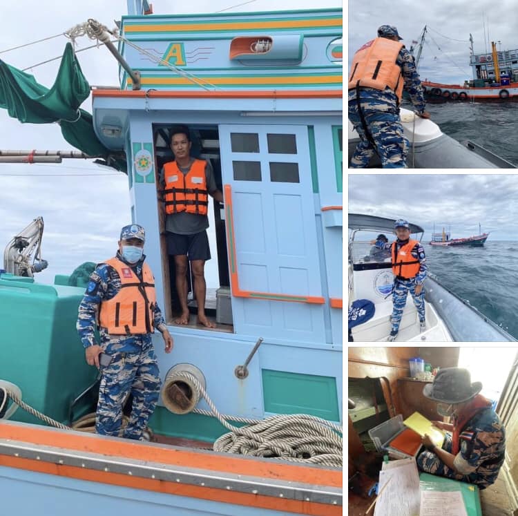 ตรวจเรือประมง IUU ทะเลชลบุรีต่อเนื่องเมืองปากน้ำ