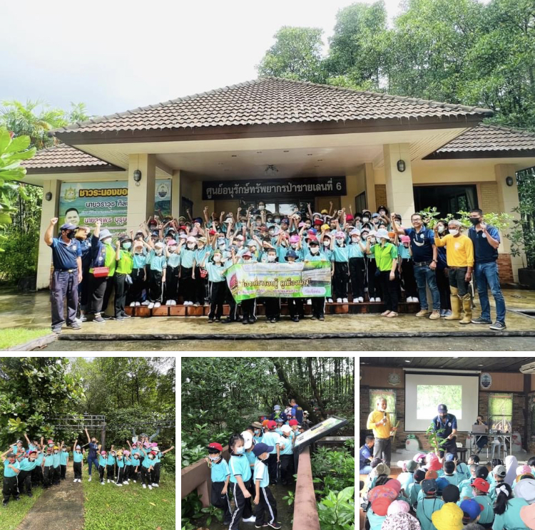 โรงเรียนศรีอรุโณทัย เยี่ยมชมผืนป่าชายเลนระนอง