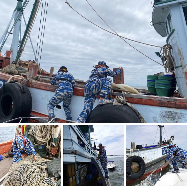 ตรวจเรือประมง IUU ทะเลชลบุรี