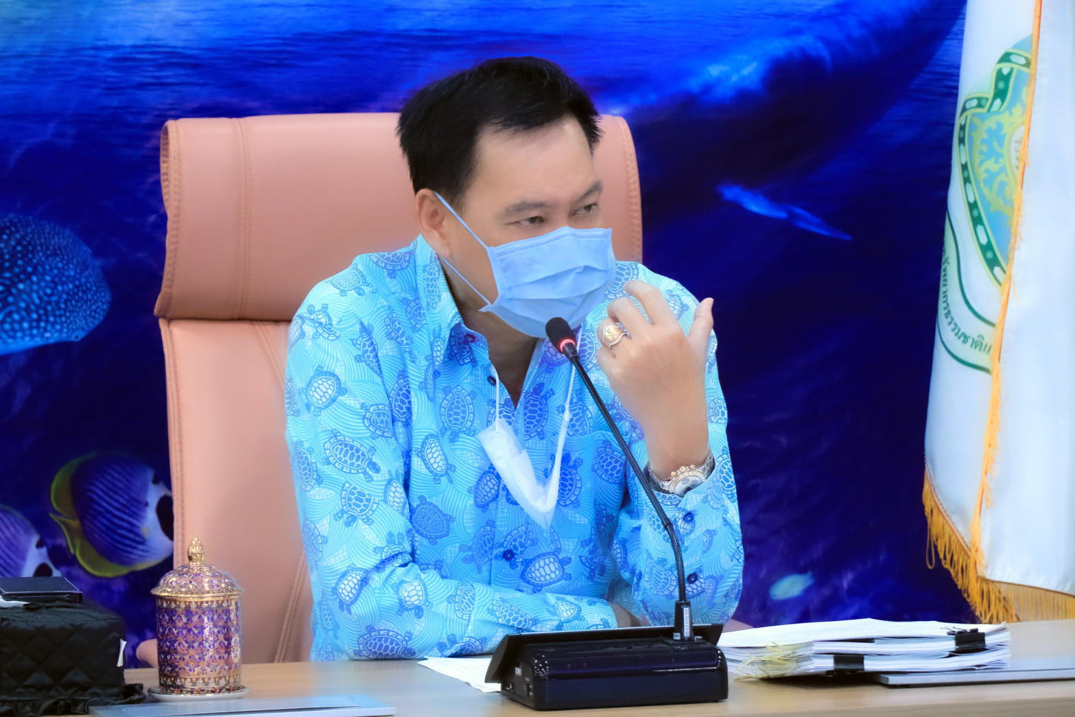 ทช. จัดประชุมเพื่อหารือการดำเนินงานด้านหญ้าทะเล เพื่อคาร์บอนเครดิต