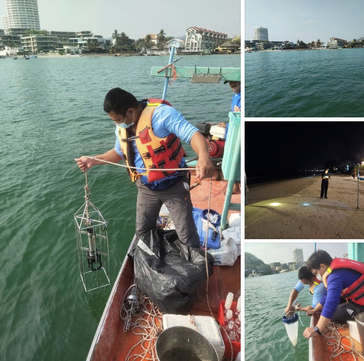 พาสำรวจคุณภาพน้ำชายฝั่งหาดหัวหิน-หาดเขาตะเกียบ