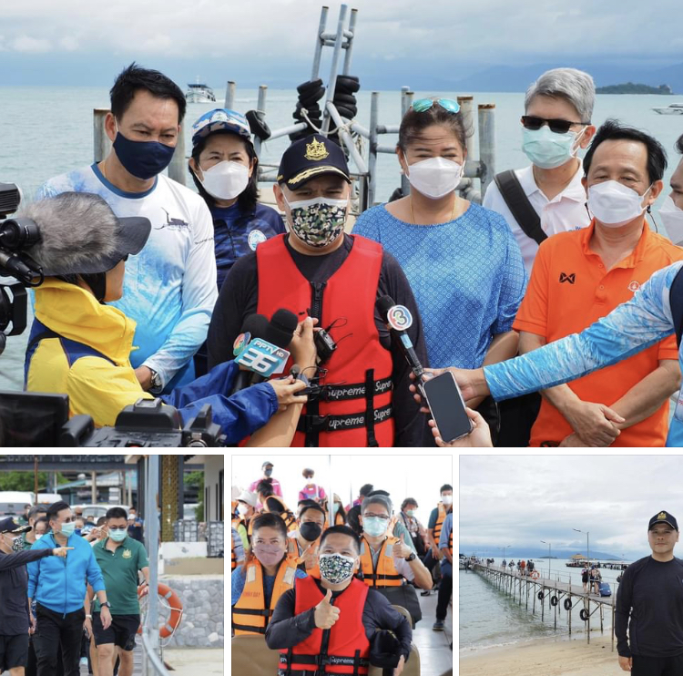วราวุธ เผยความสำเร็จการจัดวางปะการังเทียม เกาะพะงันผลเป็นที่น่าพอใจ พบสัตว์ทะเลเพิ่มขึ้นเป็นจำนวนมาก