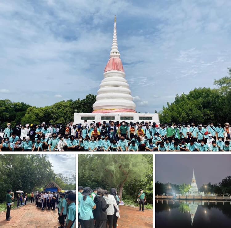 คณะสายมิตรศึกษาจากปราจีนบุรี ปลูกป่าชายเลนที่ระยอง