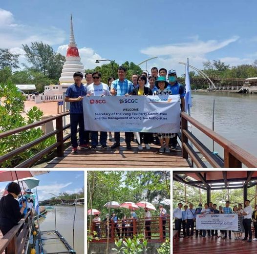 SCG พาคณะ Vung Tau ศึกษาดูงานป่าชายเลนพระเจดีย์กลางน้ำระยอง