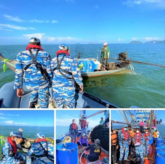 ลาดตระเวนทางทะเล ป้องปรามการบุกรุกทำลายทะเลกระบี่