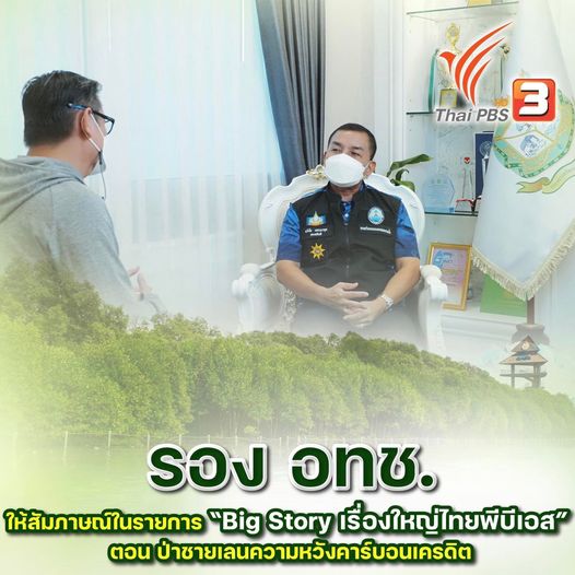 รองฯ ทช. ให้สัมภาษณ์ป่าชายเลนความหวังคาร์บอนเครดิต รายการ Big Story เรื่องใหญ่ไทยพีบีเอส