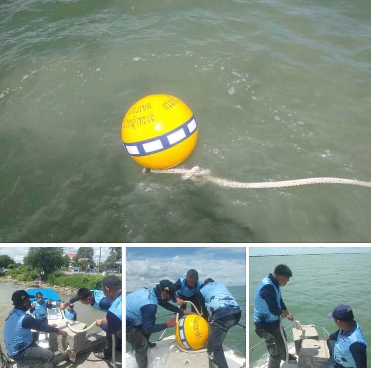 ติดตั้งทุ่นแนวเขตเพิ่มเติม อนุรักษ์พะยูนอ่าวปัตตานี