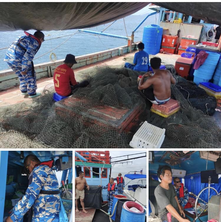 ตรวจเรือประมง IUU ทะเลสุราษฎร์ธานี