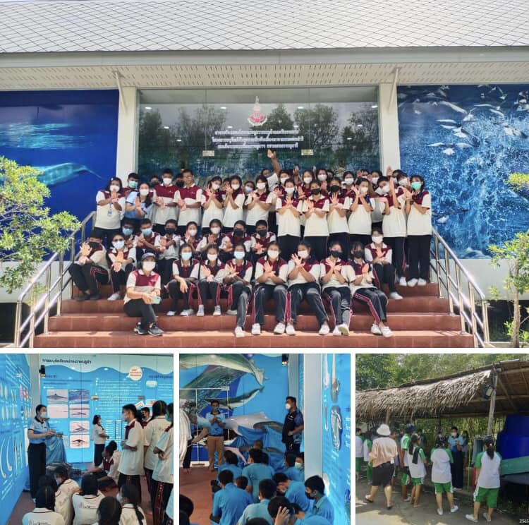 ต้อนรับคณะน้องๆ โรงเรียนในเขตบางหญ้าแพรกเรียนรู้ทะเลหน้าบ้าน