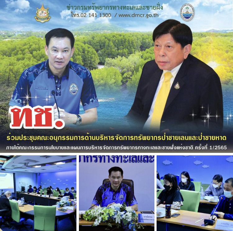 ทช. จัดประชุมคณะอนุฯ ขับเคลื่อนงานป่าชายเลนและป่าชายหาด