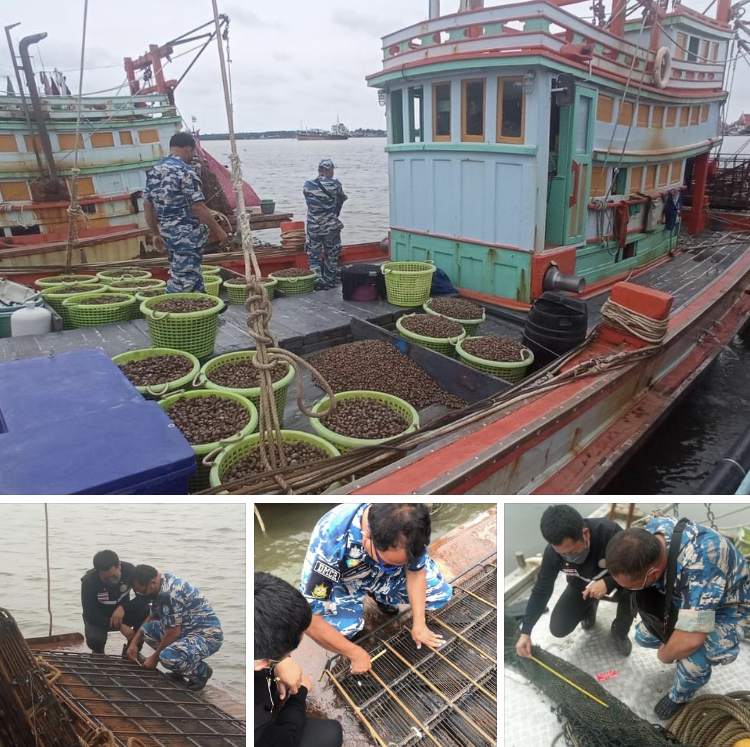 ตรวจเรือประมง IUU ทะเลอ่าวไทยตอนบน