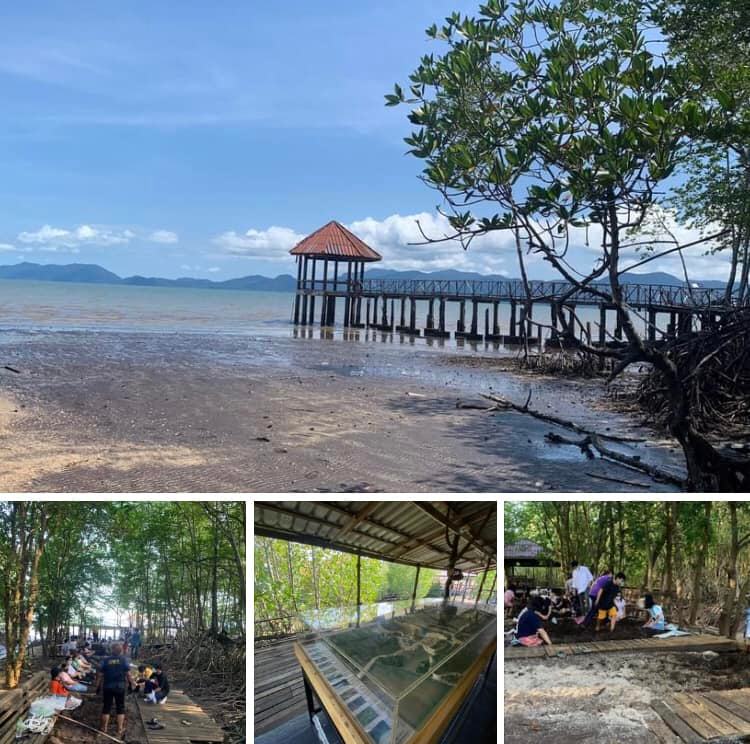 ร้อนนี้ พาท่องเเที่ยวหาดทรายดำ ชมธรรมชาติป่าชายเลนแหลมงอบ