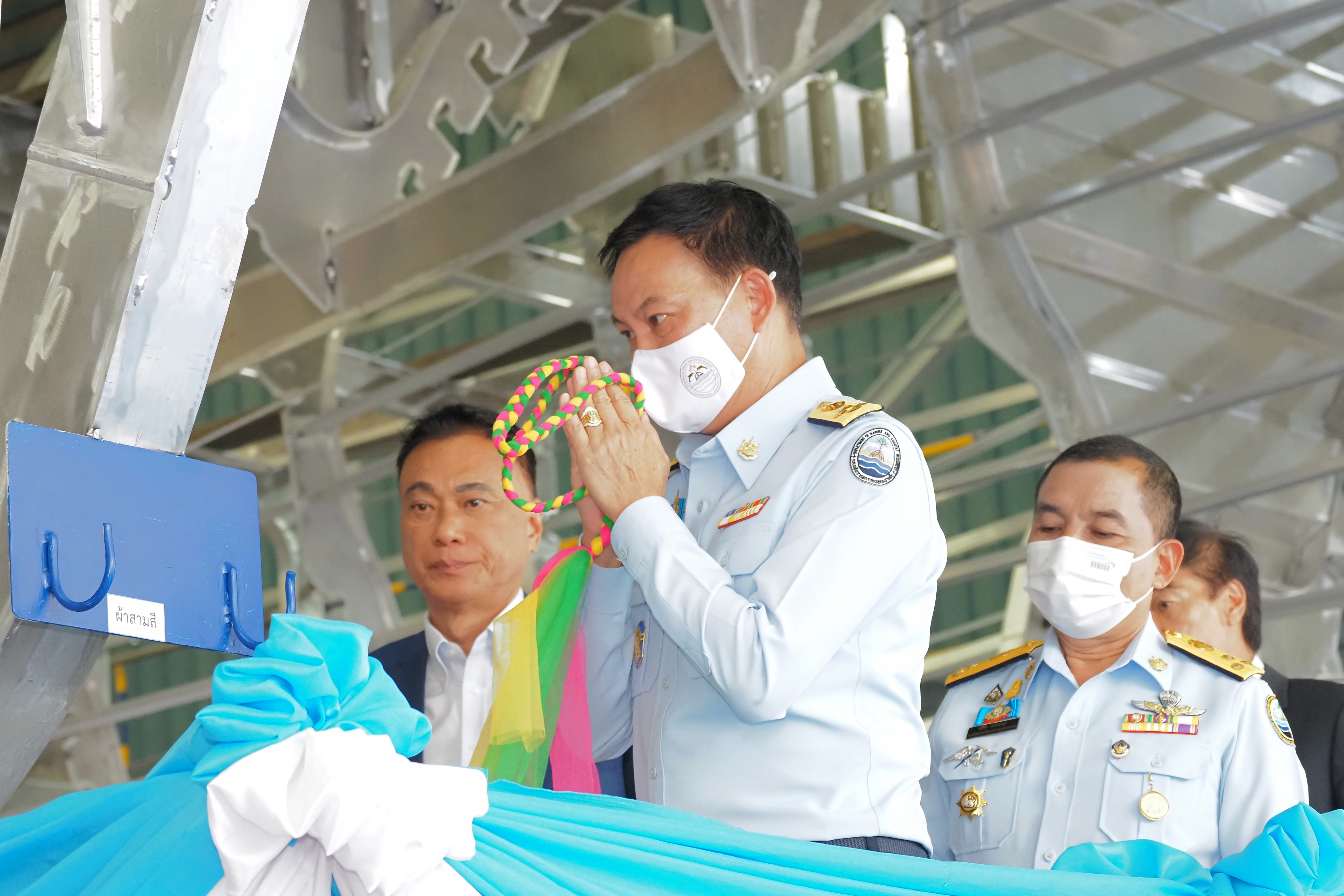 "กรมทะเล" วางกระดูกงู เรือทรัพยากรทางทะเลและชายฝั่ง 807 เสริมภารกิจด้านการอนุรักษ์และฟื้นฟูพื้นที่ชายฝั่งทะเลอ่าวไทย