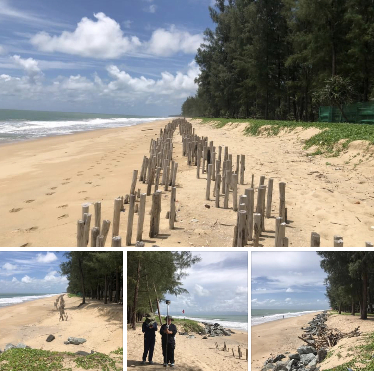 สถานการณ์ชายฝั่ง หาดท้ายเหมืองช่วงนี้ไม่เปลี่ยนแปลง