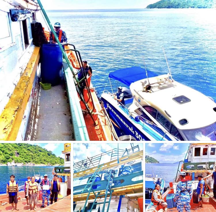 ตรวจเรือประมง IUU ทะเลภูเก็ต