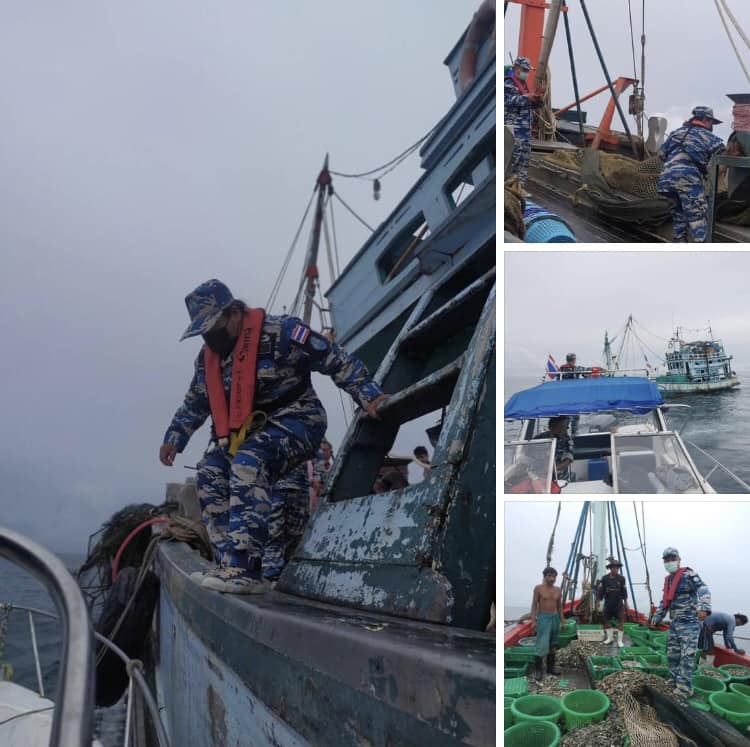 ตรวจเรือประมง IUU ทะเลประจวบคีรีขันธ์