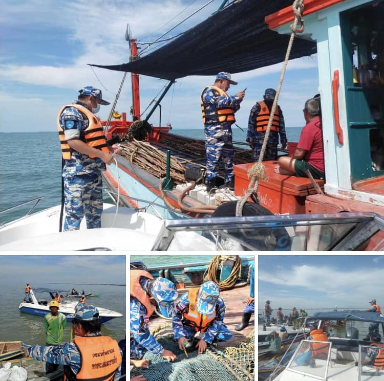 ตรวจเรือประมง IUU ทะเลปัตตานี