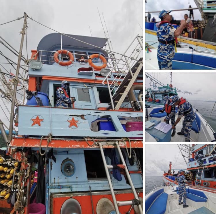 ตรวจเรือประมง IUU ทะเลระนอง