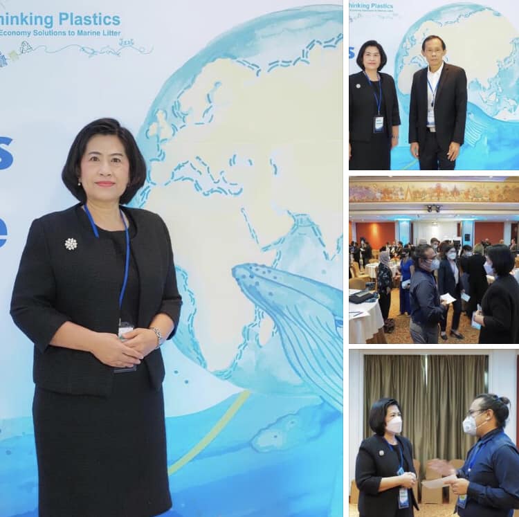 กรมทะเล ร่วมประชุมระดับภูมิภาค Rethinking Plastic - Now and in future : Navigating towards a future without plastic pollution