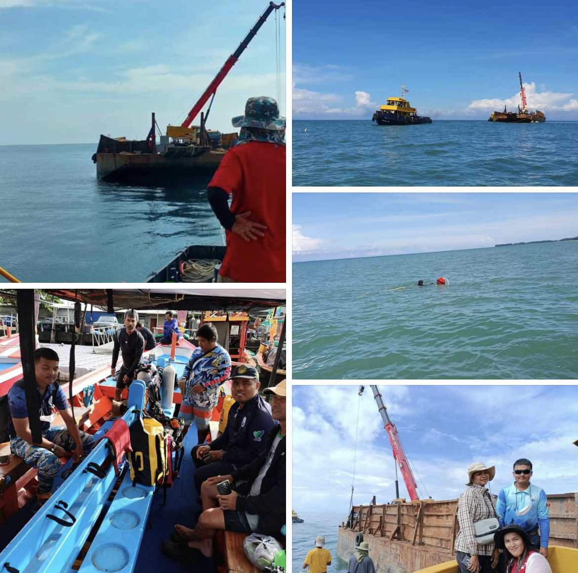 กรมทะเลและชายฝั่ง จัดวางทุ่นผูกเรือในพื้นที่จังหวัดพังงา ฟื้นฟูทรัพยากรทางทะเลและชายฝั่งอันดามันฯ