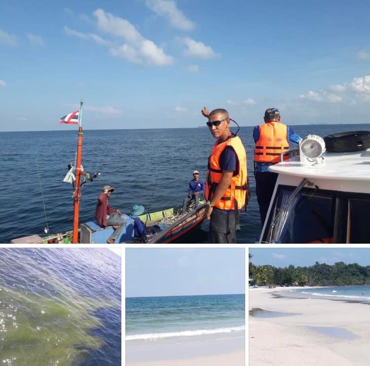 ลาดตระเวนต่อเนื่อง เฝ้าระวังผลกระทบเรือบรรทุกน้ำมันล่มเขตชุมพร