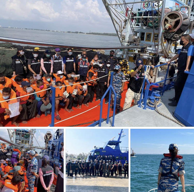 ตรวจเรือประมงทะเลระยอง สถานการณ์ทั่วไปปกติ