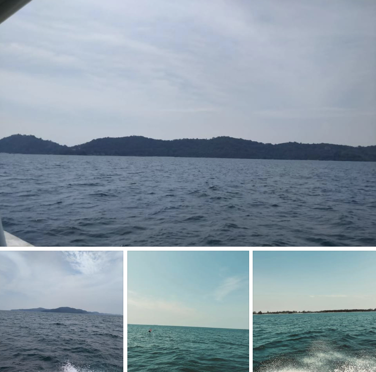 ผลสำรวจช่วงเย็น วิ่งเรือตรวจติดตามคราบน้ำมันในทะเลระยอง