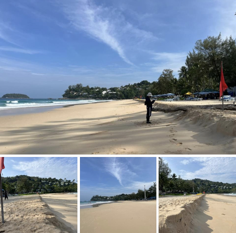 สำรวจสัณฐานชายหาดกะตะน้อย ช่วงนี้สมดุลปกติ