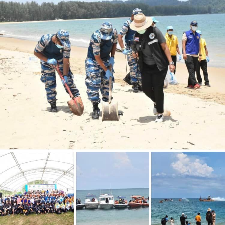 ซักซ้อมแผนเผชิญเหตุ รับมืออุบัติภัยทะเลพังงา