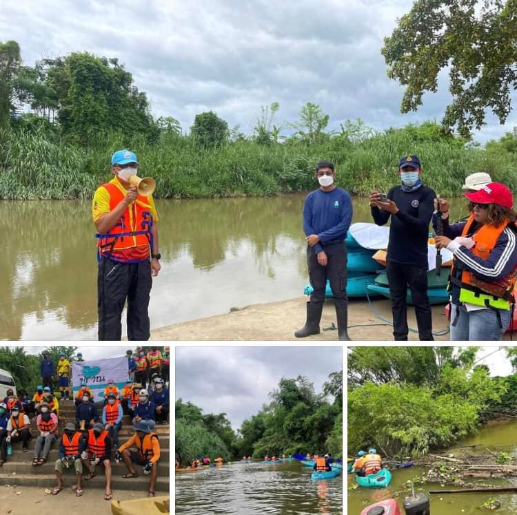 ชาวเรือแม่น้ำปราณร่วมอนุรักษ์ เก็บขยะตัดตอนก่อนออกทะเลปราณบุรี