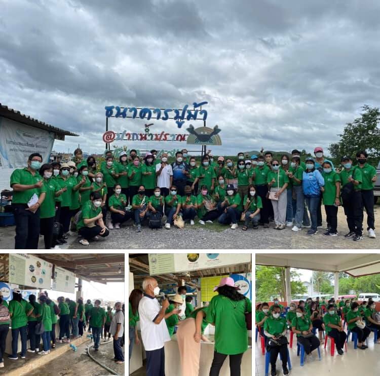 พาอาสาสมัครพิทักษ์ทะเลสมุทรสาคร ดูงานธนาคารปูบ้านลุงเจือ