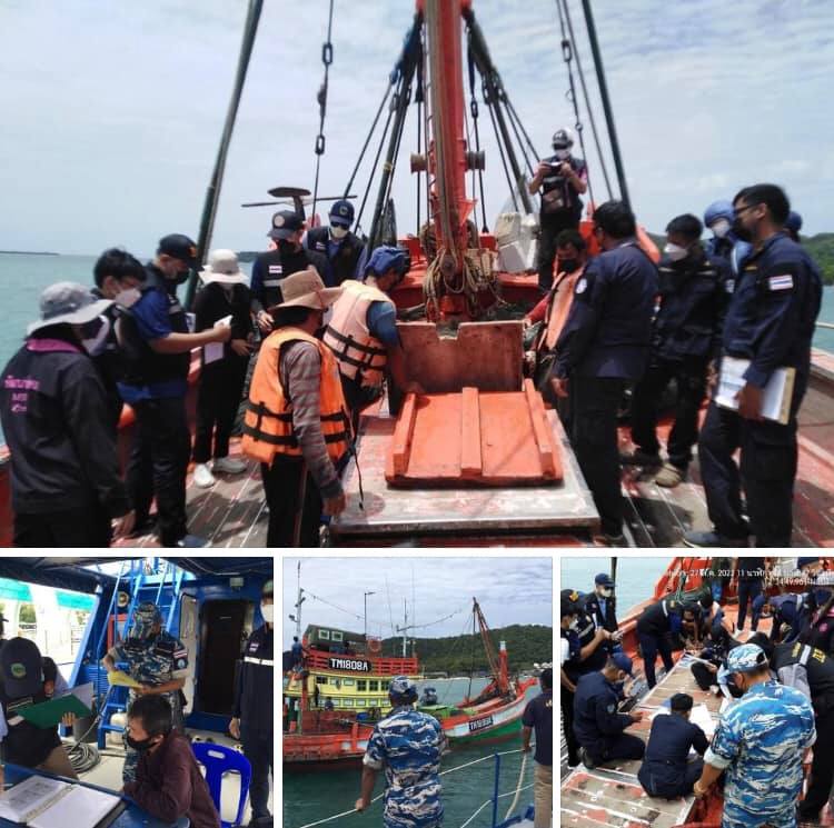 ร่วมทีมสหวิชาชีพศูนย์บริหารจัดการแรงงาน ตรวจเรือประมงระยอง