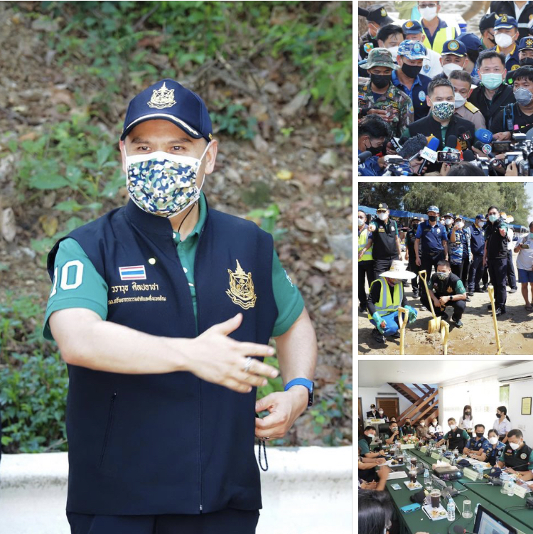 ทช. ร่วมคณะ รมว.ทส. ติดตามการเก็บกู้คราบน้ำมันหาดแม่รำพึง