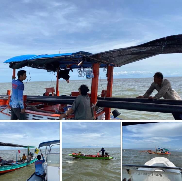 ลาดตระเวนพื้นที่ทะเลอ่าวไทยตอนบน สถานการณ์ปกติ