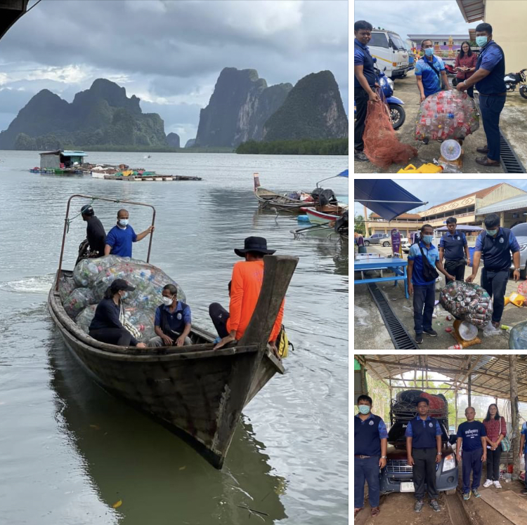 ร่วมชุมชนลดขยะทะเล เก็บขยะจากทะเลพังงา