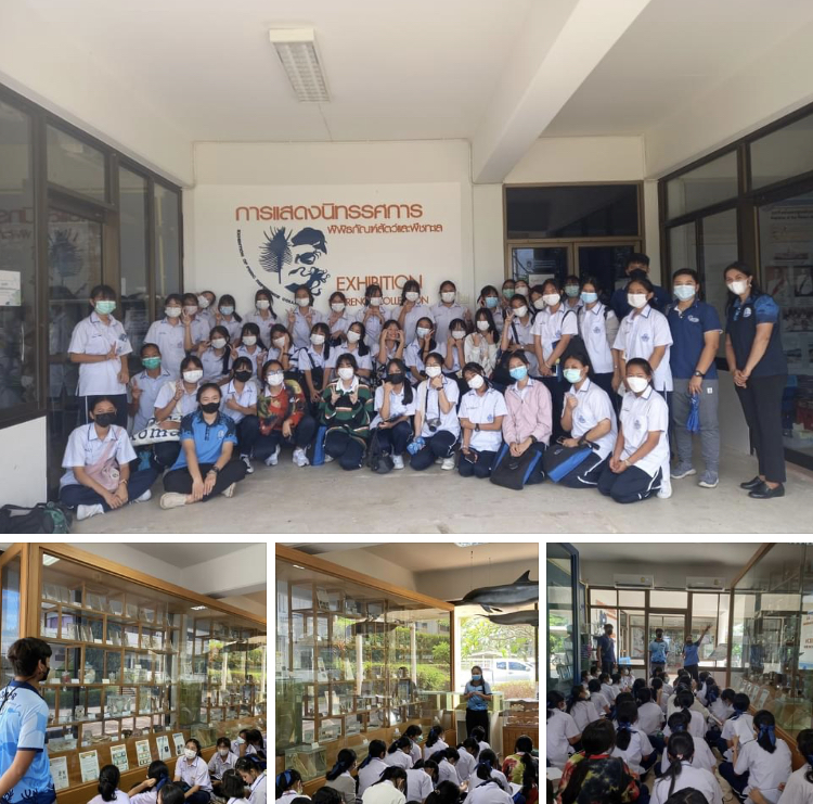คณะโรงเรียนสตรีภูเก็ต ศึกษาความรู้เรื่องทะเล