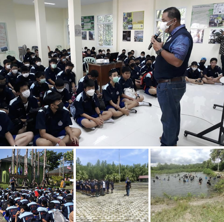 ต้อนรับน้องๆ แสงทองวิทยา หาดใหญ่ ปลูกป่าชายเลนเมืองสตูล