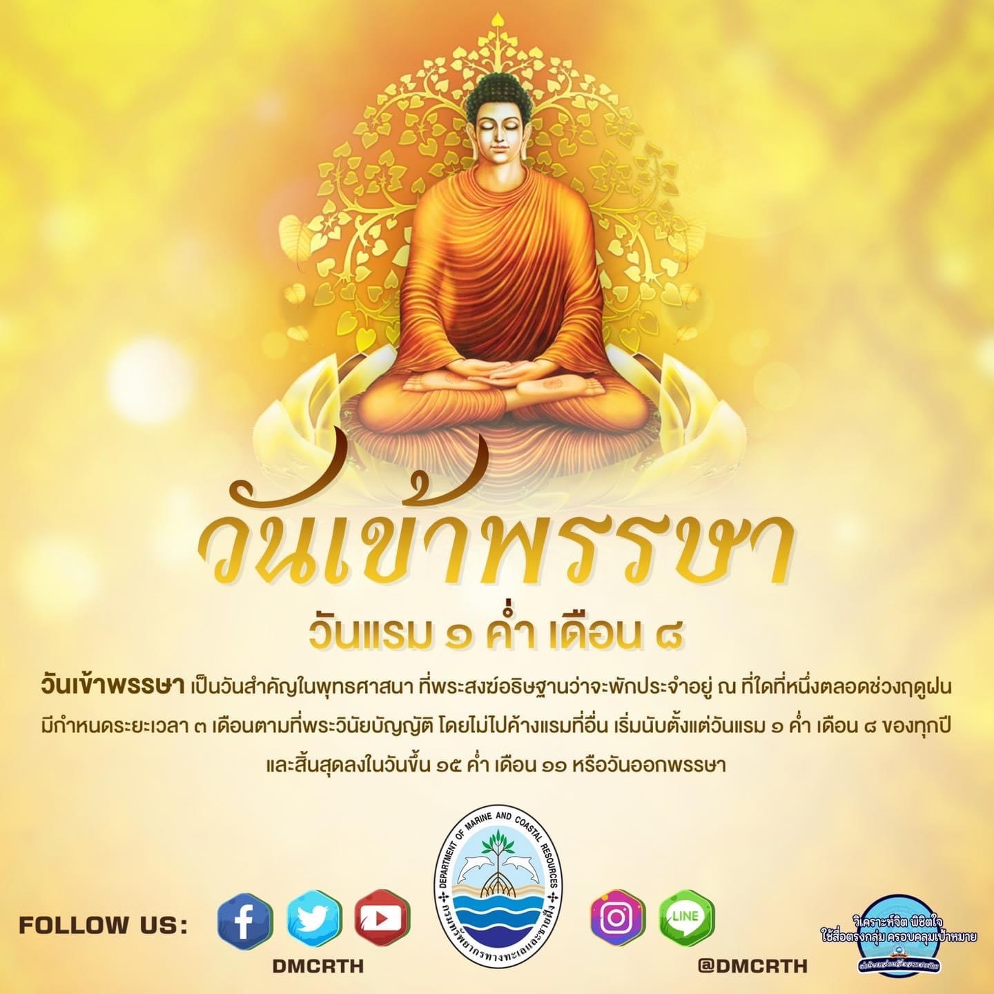 “วันเข้าพรรษา” เป็นวันสำคัญทางพระพุทธศาสนา