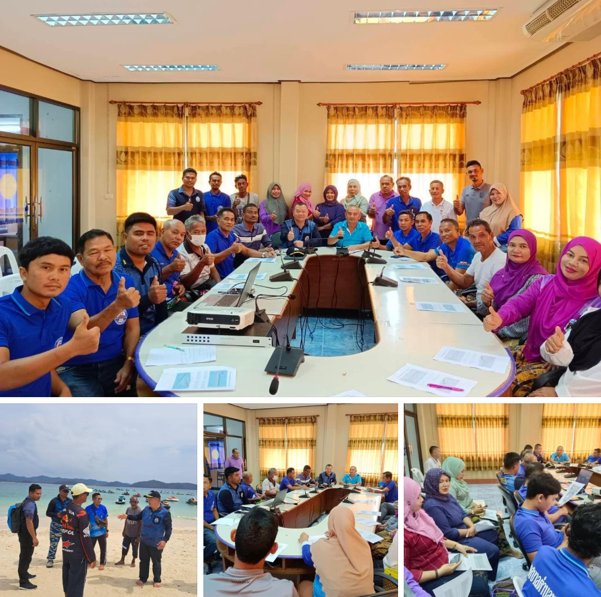 กรมทะเลชายฝั่ง ประชุมรับฟังความคิดเห็นเกี่ยวกับเกี่ยวกับการติดตั้งทุ่นแพลอยน้ำ พื้นที่เกาะไข่ใน จ.พังงา