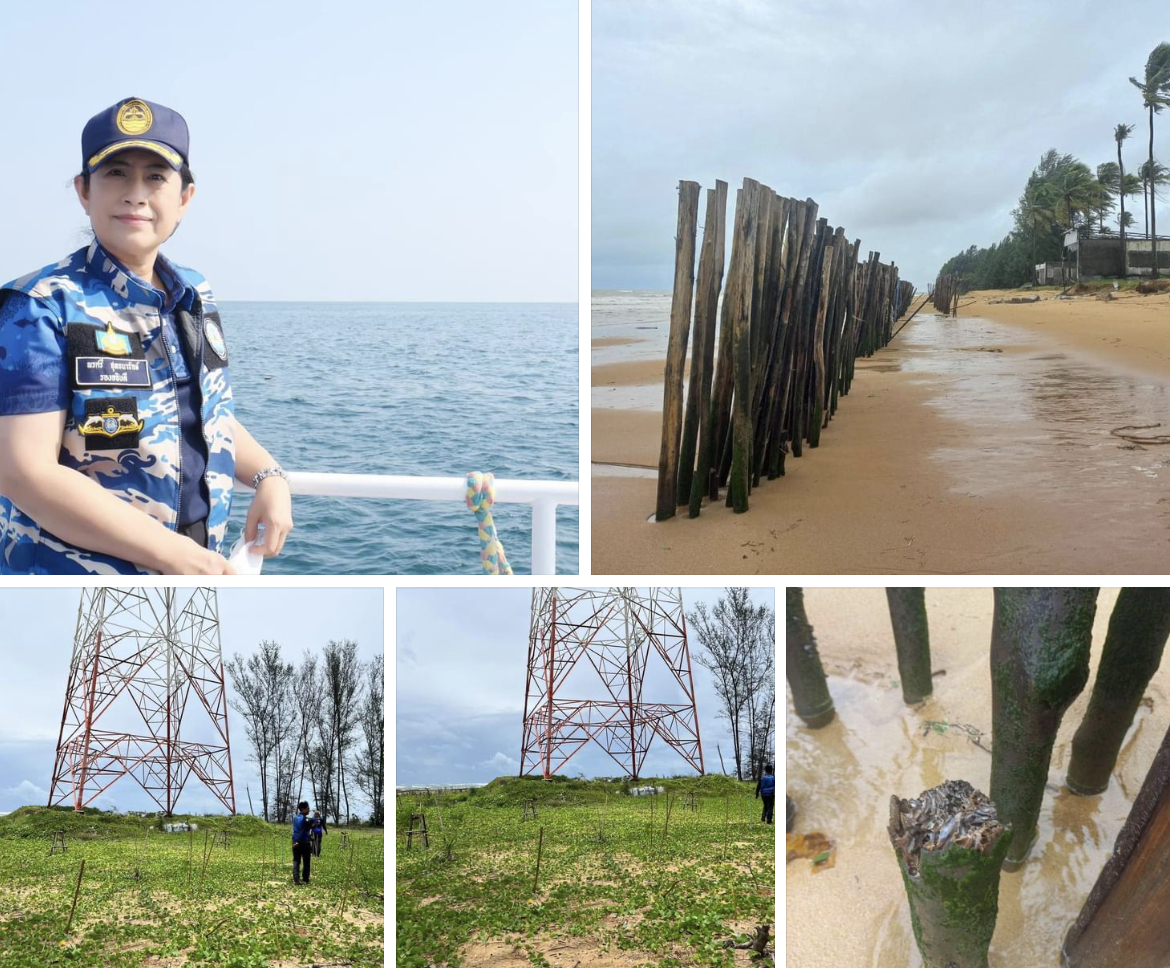 ทช. ร่วมติดตามความก้าวหน้าการดำเนินงานป้องกันและแก้ไขปัญหาการกัดเซาะชายฝั่ง จ.พังงา