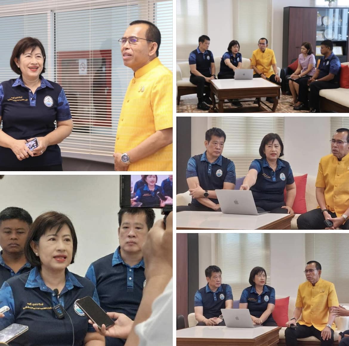 รองพรศรี เข้าพบรองผู้ว่าราชการจังหวัดภูเก็ต เพื่อหารือรายงานสถานการณ์คราบน้ำมัน ที่อาจส่งผลกระทบเกิดขึ้นกับทรัพยากรทางทะเล